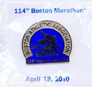 Boston Marathon 2010 114th Anniversary Commemorative BAA Pin *Sealed*